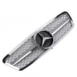 Εμπρόσθια μάσκα AMG look για Mercedes-Benz C-Class (W203, S203)